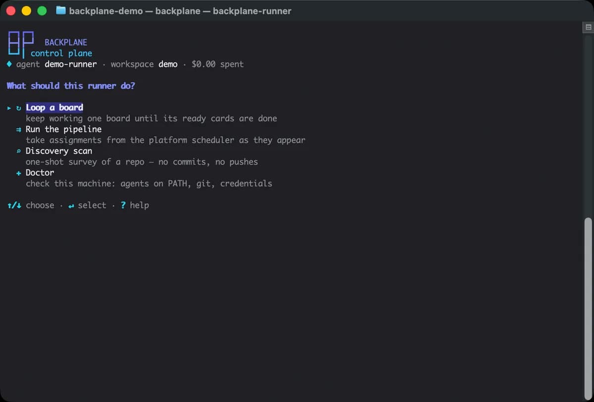 Asistente de configuración — modo